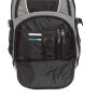 HYPE - Luxe polyester rugzak/ laptoptas grijs, zwart