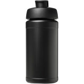 Baseline® Plus 500 ml sportfles met flipcapdeksel - Zwart