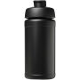 Baseline® Plus 500 ml sportfles met flipcapdeksel - Zwart Baseline® Plus 500 ml sportfles met flipcapdeksel - Zwart