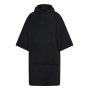 Badstof poncho Black One Size