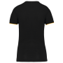 Dames-T-shirt Day To Day korte mouwen Black / Yellow XXL Dames-T-shirt Day To Day korte mouwen Black / Yellow XXL
