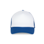 Trucker - Pet 5 panelen White / Royal Blue One Size