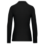 Damespolo lange mouwen Black 3XL