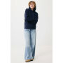 IQONIQ Yengo recycled katoen hoodie met steekzakken, donkerblauw (XXS)
