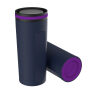 Thermobeker RETUMBLER-mySTEELONE - paars, wit, navy, zwart, zilver