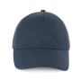Canvaskatoenen pet met 5 panelen - K-up Gold Label Navy One Size