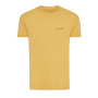 Iqoniq Bryce recycled cotton t-shirt, ochre yellow