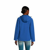REPLAY WOMEN - REPLAY DAMES HOOD SOFTSHELL - L - Koningsblauw