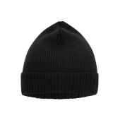 Basic Knitted Beanie black