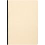 Liliana A5 sugarcane and RPET soft cover notebook - Solid black