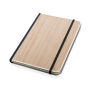 Treeline A5 notitieboek met luxe houten kaft, bruin