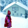 SPRINKLE - Opvouwbare poncho - Rood