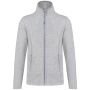 Microfleece met rits dames Ash Heather XL