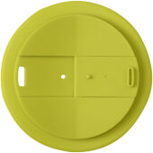 Americano® Eco 350 ml gerecyclede beker met spill-proof deksel - Lime/Wit