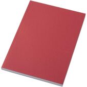 Novella Austen A5 gerecycled notitieboek met zachte cover, 100 vellen - Rood