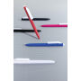 Vibe GRS certified R-ABS pen met ultra vloeiende inkt, rood, wit