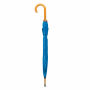 CUMULI - Paraplu met houten handvat - Royal Blauw