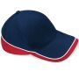 TEAMWEAR COMPETITION CAP, FRENCH NAVY/CLASSIC RED/WHITE, One size, BEECHFIELD