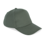 Ecologische uniseks pet met 5 panelen Organic Khaki One Size