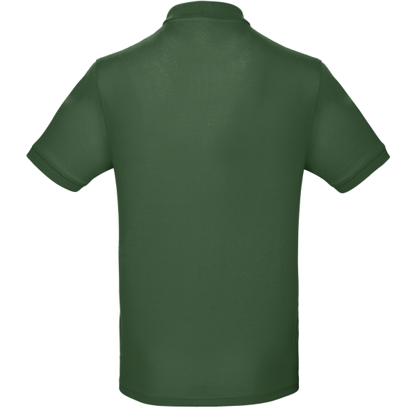 Men's organic polo shirt Bottle Green S Men's organic polo shirt Bottle Green S