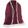 Katoenen gymtas Burgundy One Size