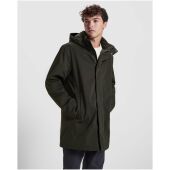 Unisex parka met gewatteerde kraag - Zwart - XXL
