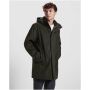 Unisex parka met gewatteerde kraag - Zwart - XXL Unisex parka met gewatteerde kraag - Zwart - XXL