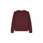 Stella Thinker - Het dames crewneck sweatshirt van gerecycled katoen - Burgundy (XS)