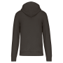 Ecologische herensweater met capuchon en ritssluiting Dark Grey 4XL