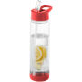 Tuttifrutti  740 ml Tritan™ infuser drinkfles - Transparant/Rood