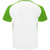 Bugatti unisex sportshirt met korte mouwen - Wit/Varen groen - 2XL