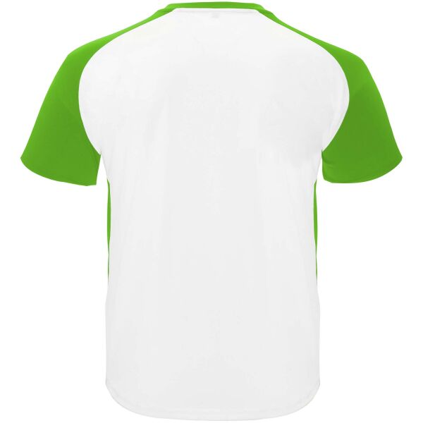 Bugatti unisex sportshirt met korte mouwen - Wit/Varen groen - roly-2XL Bugatti unisex sportshirt met korte mouwen - Wit/Varen groen - roly-2XL