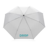 20.5" Impact AWARE™ RPET 190T mini paraplu, wit