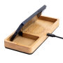 Desktoporganizer met draadloze oplader REEVES-BAMBOOCHARGE
