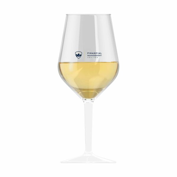 HappyGlass Lady Abigail Colour Weinglas Tritan 470 ml - transparent weiß HappyGlass Lady Abigail Colour Weinglas Tritan 470 ml - transparent weiß