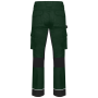 Gerecycled performance heren  werkbroek Forest Green / Black 50 FR