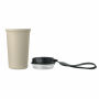NAKANO - Gerecycled stalen beker 400ml - Beige