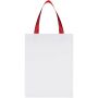 Smartfold papieren tas van 210 g/m² met lintgrepen en een glanzende laminaatlaag - 24 x 10 x 32 cm - Rood Smartfold papieren tas van 210 g/m² met lintgrepen en een glanzende laminaatlaag - 24 x 10 x 32 cm - Rood
