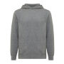 IQONIQ Yengo recycled katoen hoodie met steekzakken, light heather anthracite (L)