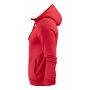Printer Overhead full zip hoody Red S