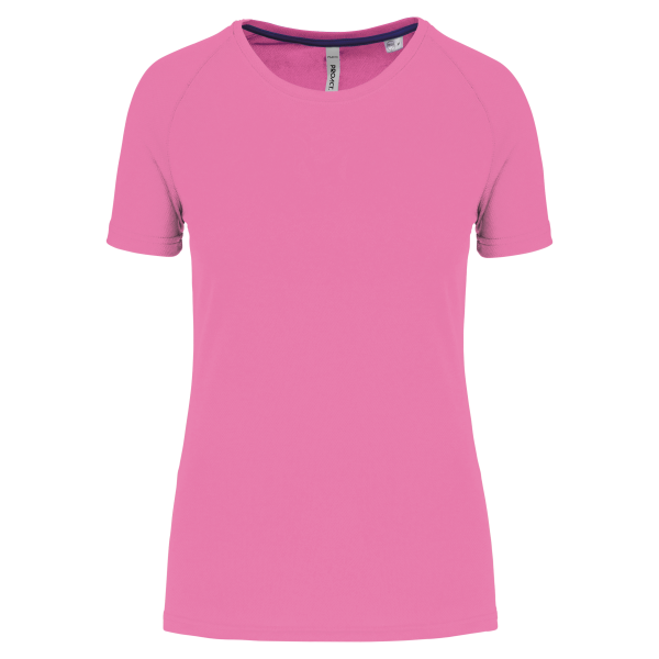 T-shirt de sport à col rond recyclé femme Deep Pink M T-shirt de sport à col rond recyclé femme Deep Pink M