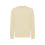 IQONIQ Etosha lichtgewicht gerecycled katoen sweater, cream yellow (XXS)