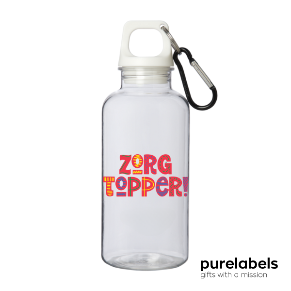 Cadeautje zorgmedewerkers | Waterfles rPet Zorgtopper | Gratis bedrukt