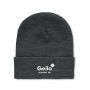 POLO RPET - RPET Beanie met omslag - Wit/grijs