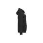 Gerecyclede uniseks sweater met rits en capuchon Black 5XL Gerecyclede uniseks sweater met rits en capuchon Black 5XL