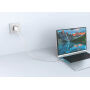 Arc RCS 60W 120 cm 2-in-1 snellaadkabel, grijs