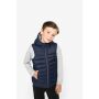 Bodywarmer met capuchon kids Black 6/8 jaar