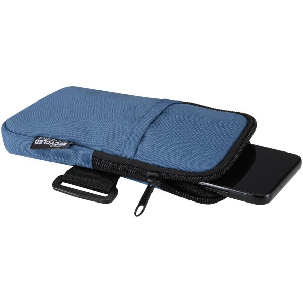Byron GRS gerecyclede flessenhouder - Hale blauw Byron GRS gerecyclede flessenhouder - Hale blauw