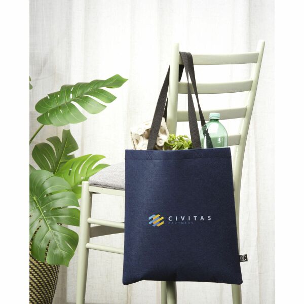 Feltro GRS RPET Shopper winkeltas - donkerblauw Feltro GRS RPET Shopper winkeltas - donkerblauw