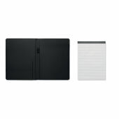 PROFILE4 - A4 portfolio met notitieblok - Zwart